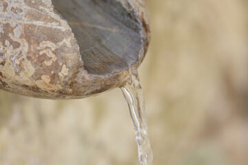 outdoor water feature